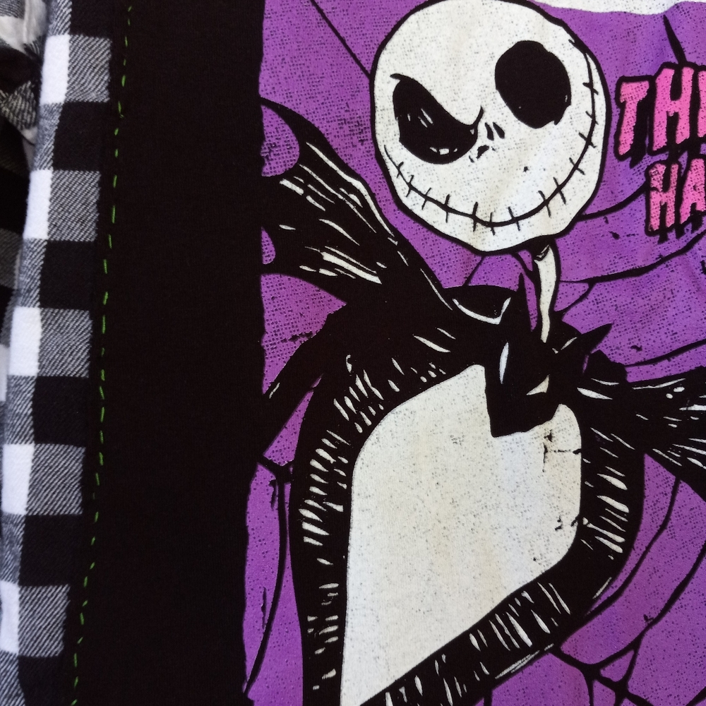 Custom Nightmare b4 Xmas flannel! Unisex OOAK Rage wear! Nwot! - Picture 2 of 6